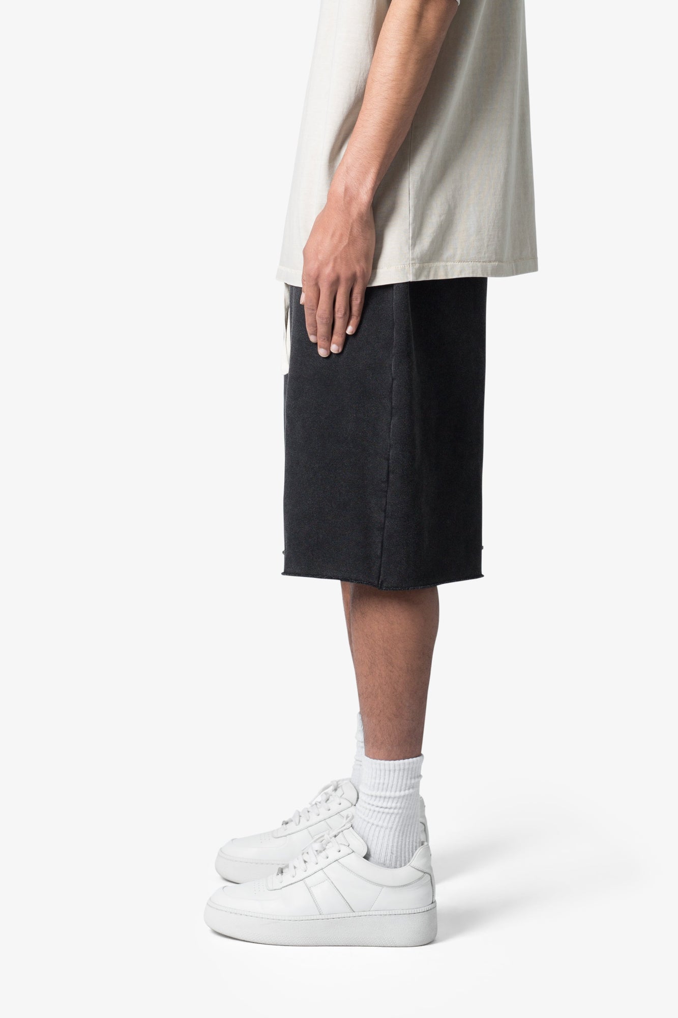 Ultra Baggy Sweatshorts | Washed Black