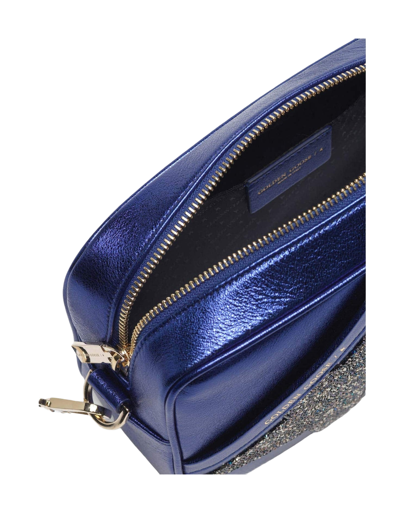 Unisex | Star Bag Made Of Laminated Leather with Swarovski Crystals