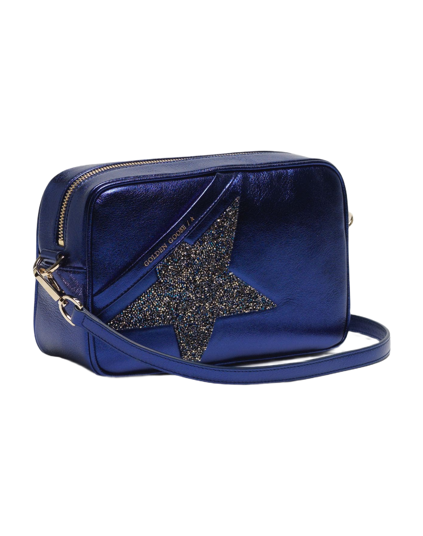 Unisex | Star Bag Made Of Laminated Leather with Swarovski Crystals