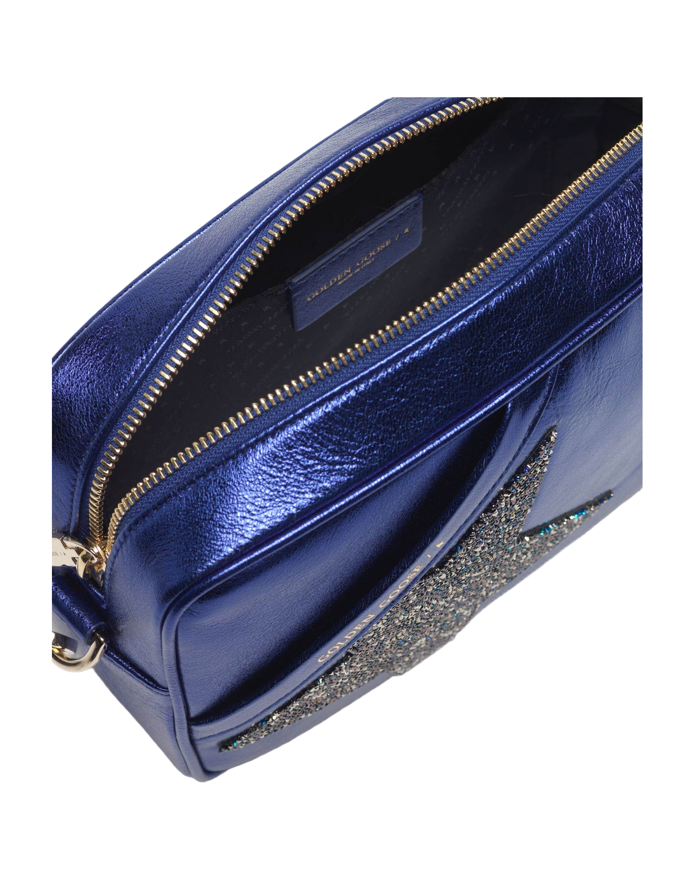 Unisex | Star Bag Made Of Laminated Leather with Swarovski Crystals