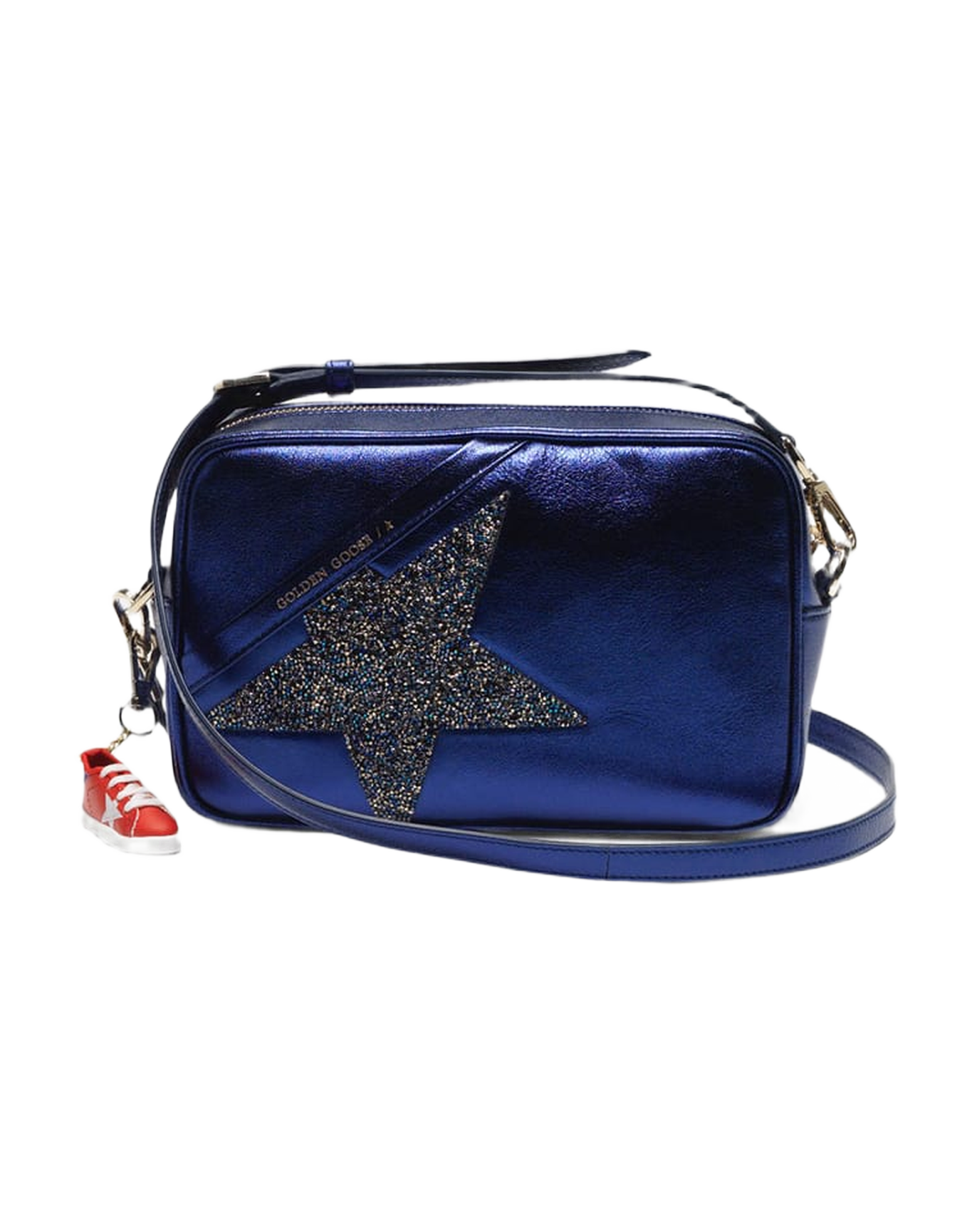 Unisex | Star Bag Made Of Laminated Leather with Swarovski Crystals