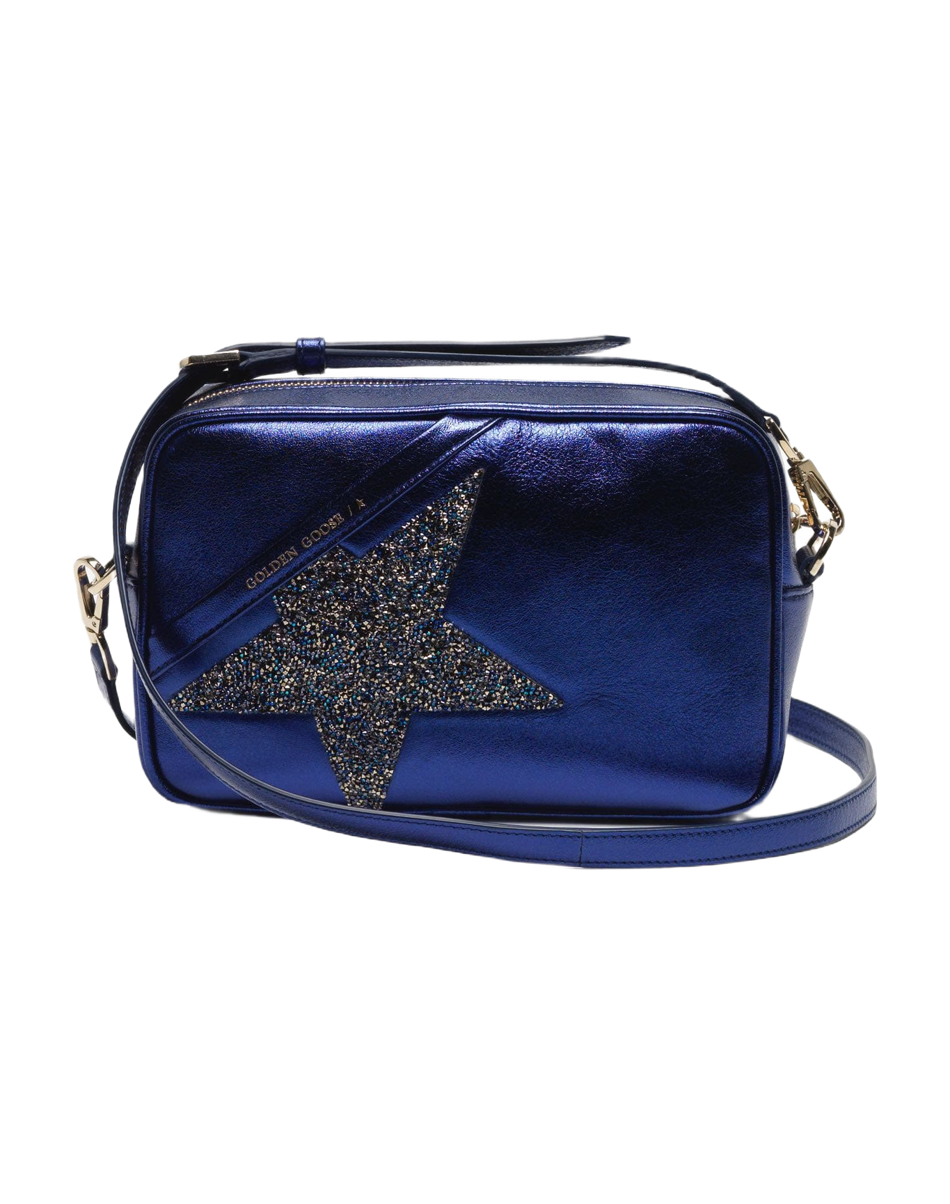 Unisex | Star Bag Made Of Laminated Leather with Swarovski Crystals