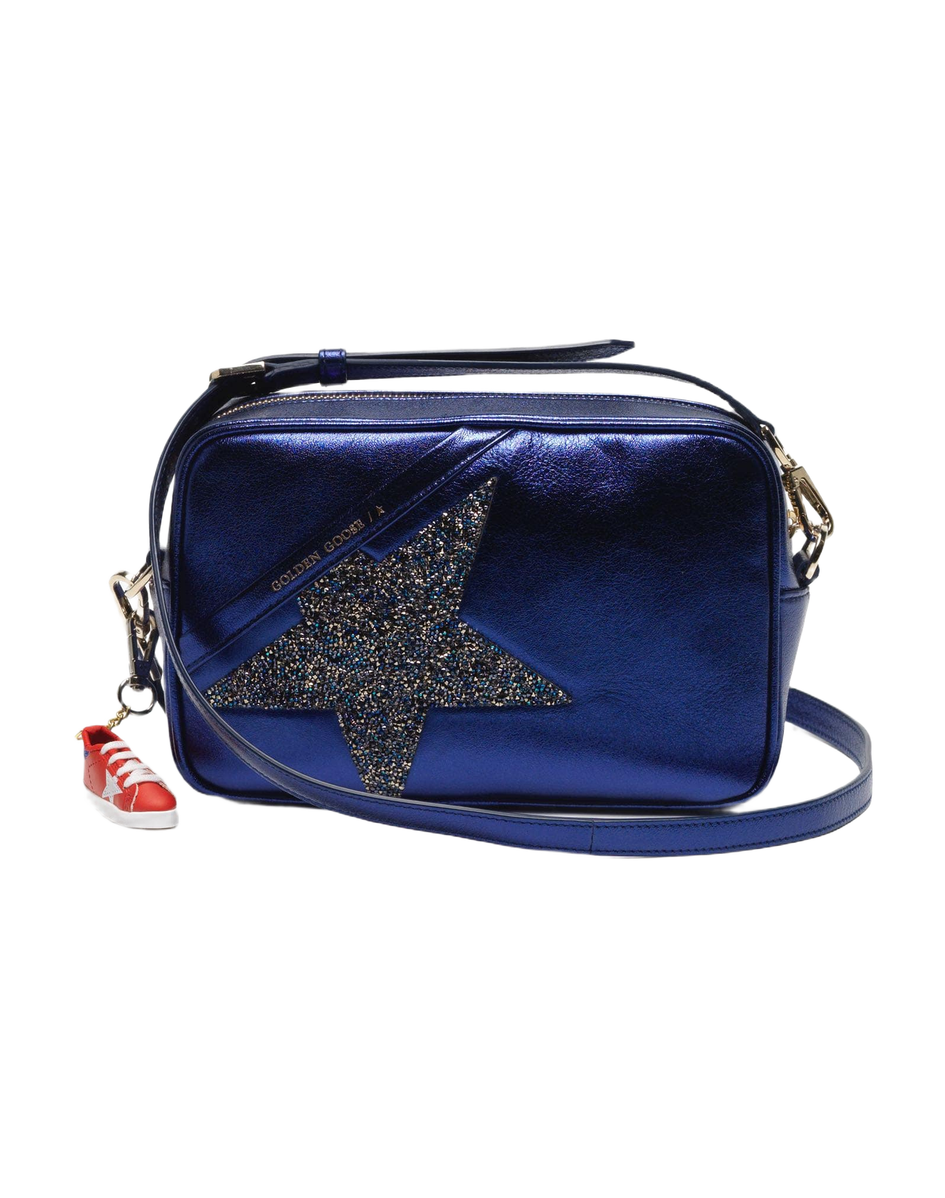 Unisex | Star Bag Made Of Laminated Leather with Swarovski Crystals