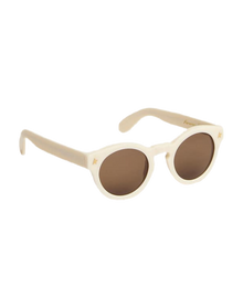 Unisex | Sunglasses Panthos Model with White Frame & Gold Details | White x Roviex