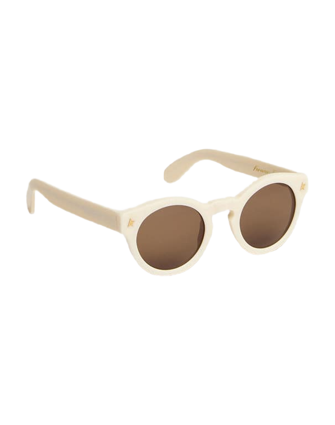Unisex | Sunglasses Panthos Model with White Frame & Gold Details | White x Roviex