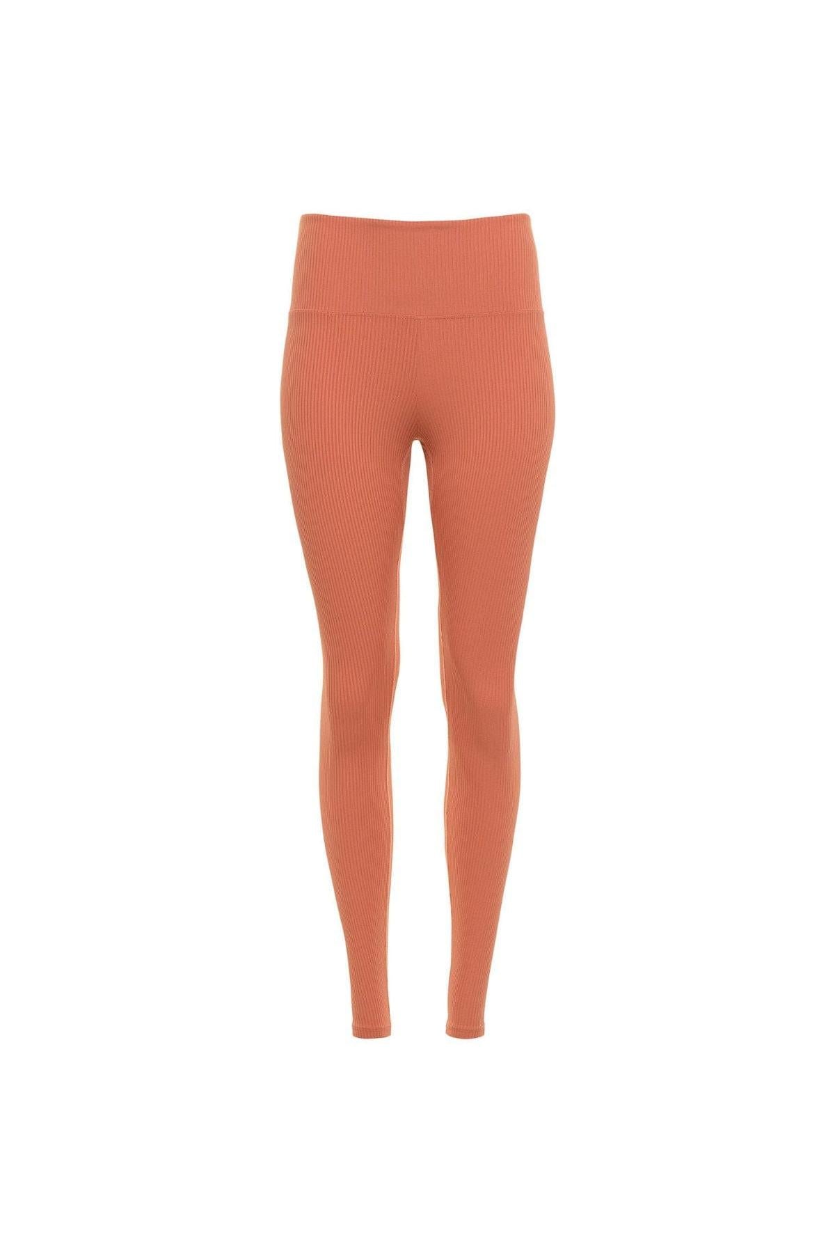 Wide Band Legging | Coral Rib