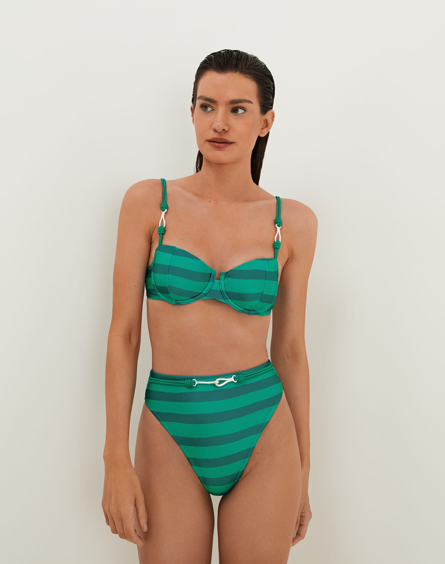 Alba Hot Pant Bottom - Harmonie Yacht Brazilian / XS