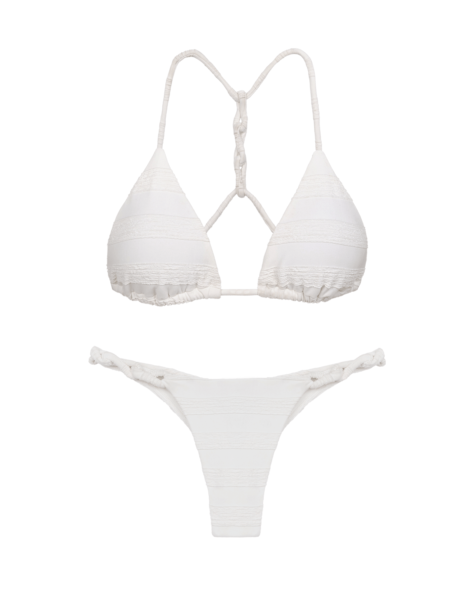 Savyon Leanne T Back Tri Top - Off White S