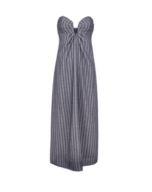 Zhen Long Dress | Sailboat Pinstripe