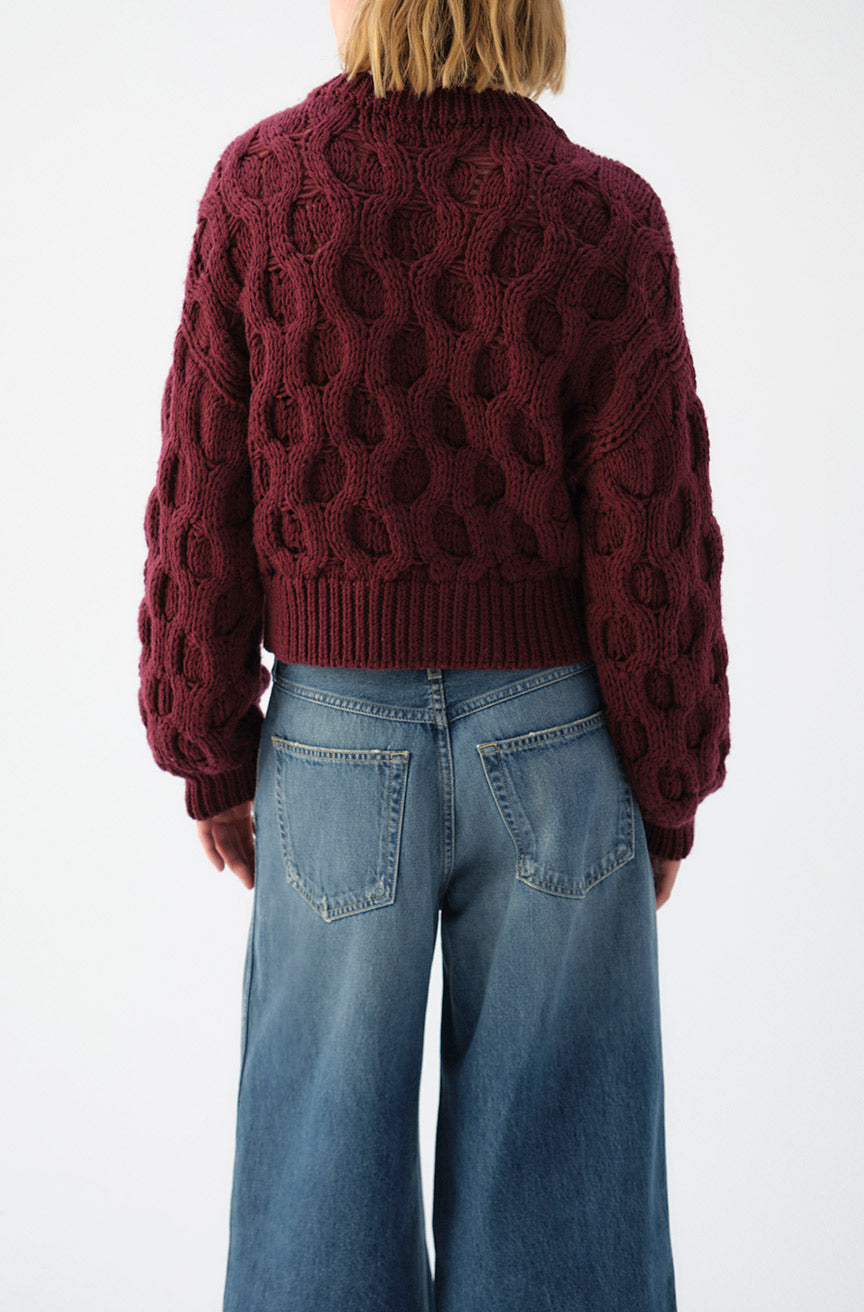 AMO Denim | Vicki Sweater in Merlot