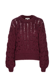 Vicki Sweater | Merlot