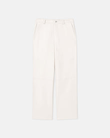 Womens | Vidia Regenerated Leather Straight-Leg Pants | Crayon