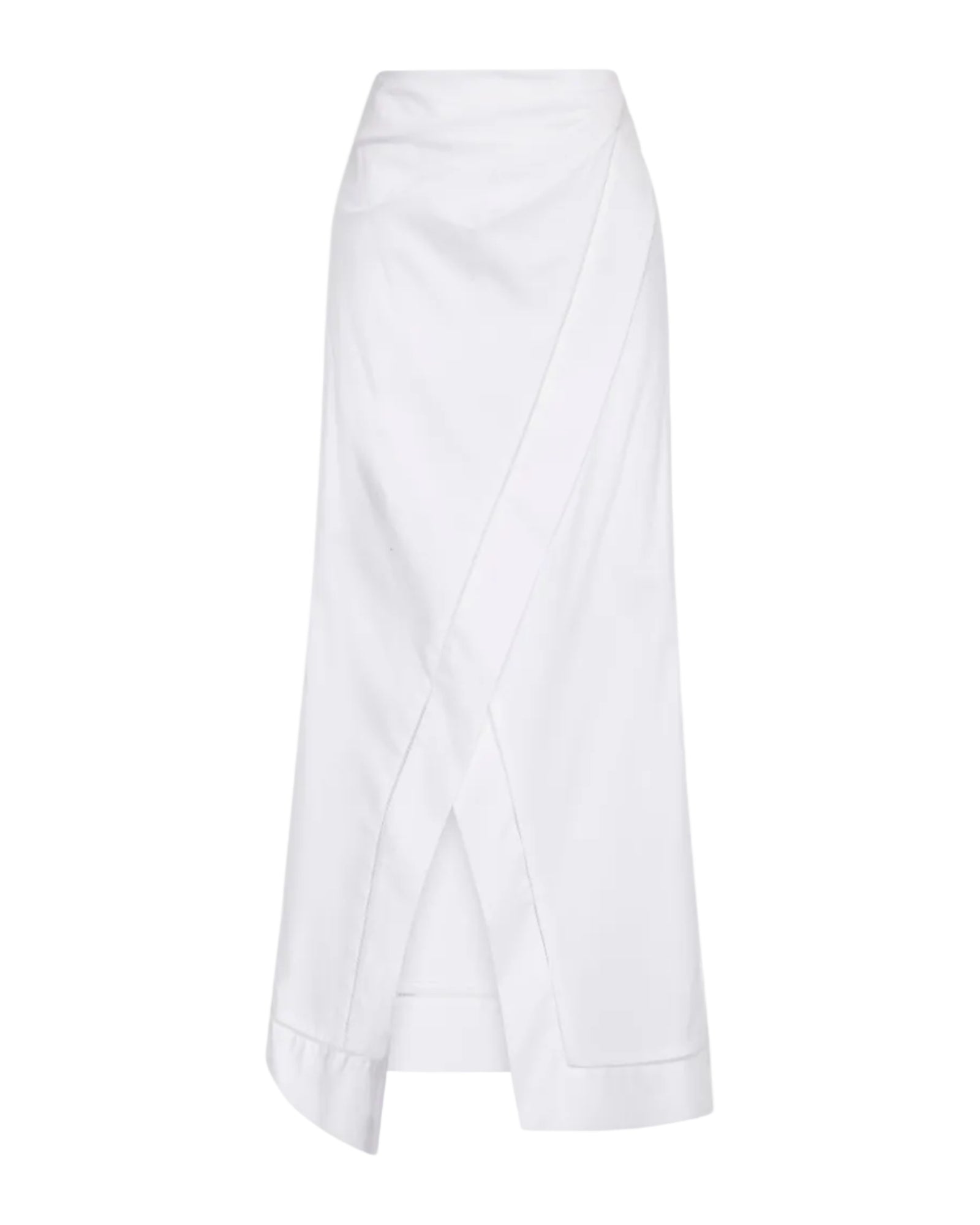 Voltare Wrap Skirt | White