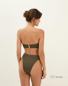 Firenze Solaro Hot Pant Bottom - Evergreen Brazilian / XS