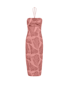 Yara Midi Dress - Embroidered Sweet Heart XS