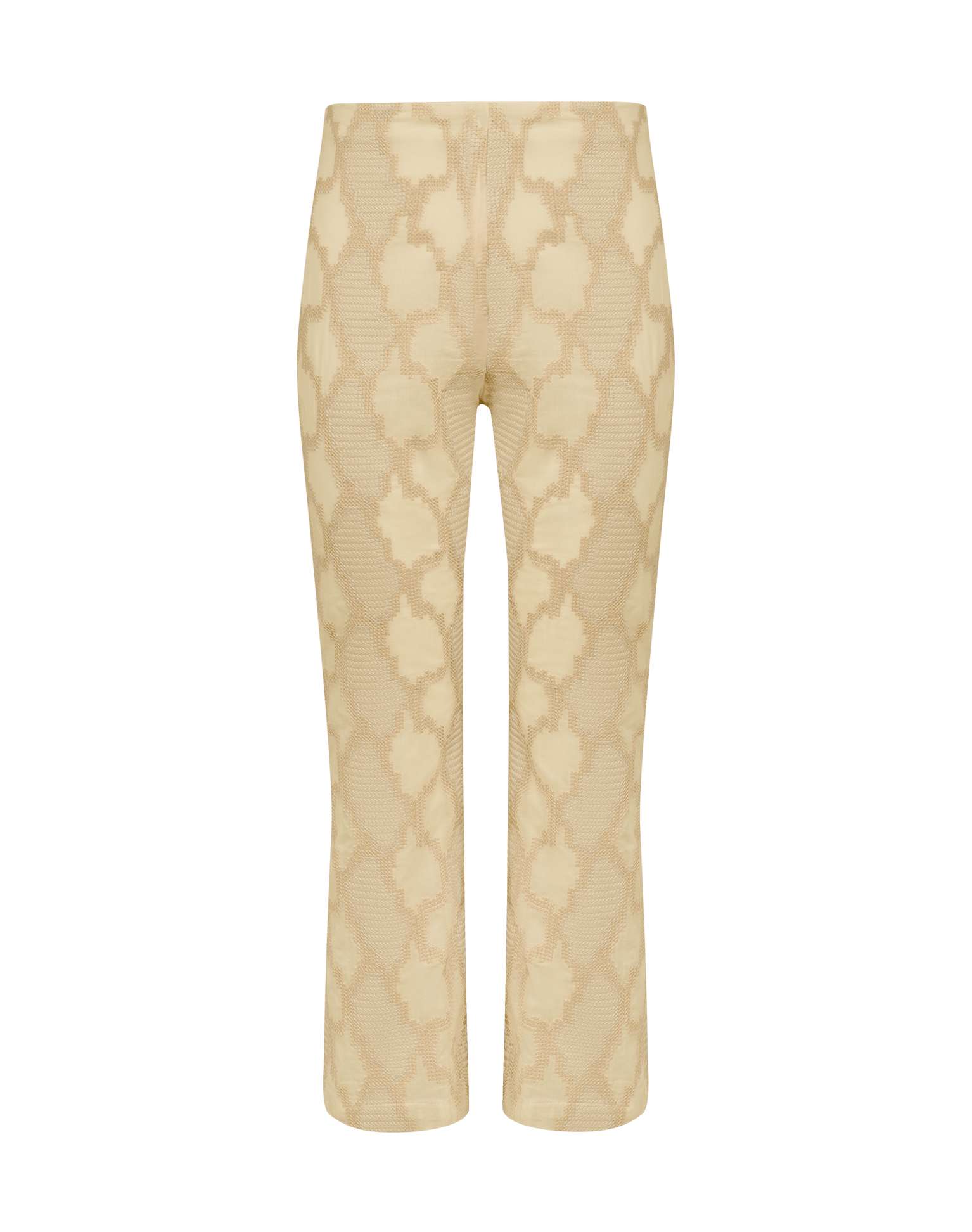 Coen Straight Leg Pants - Embroidered Glitz XS