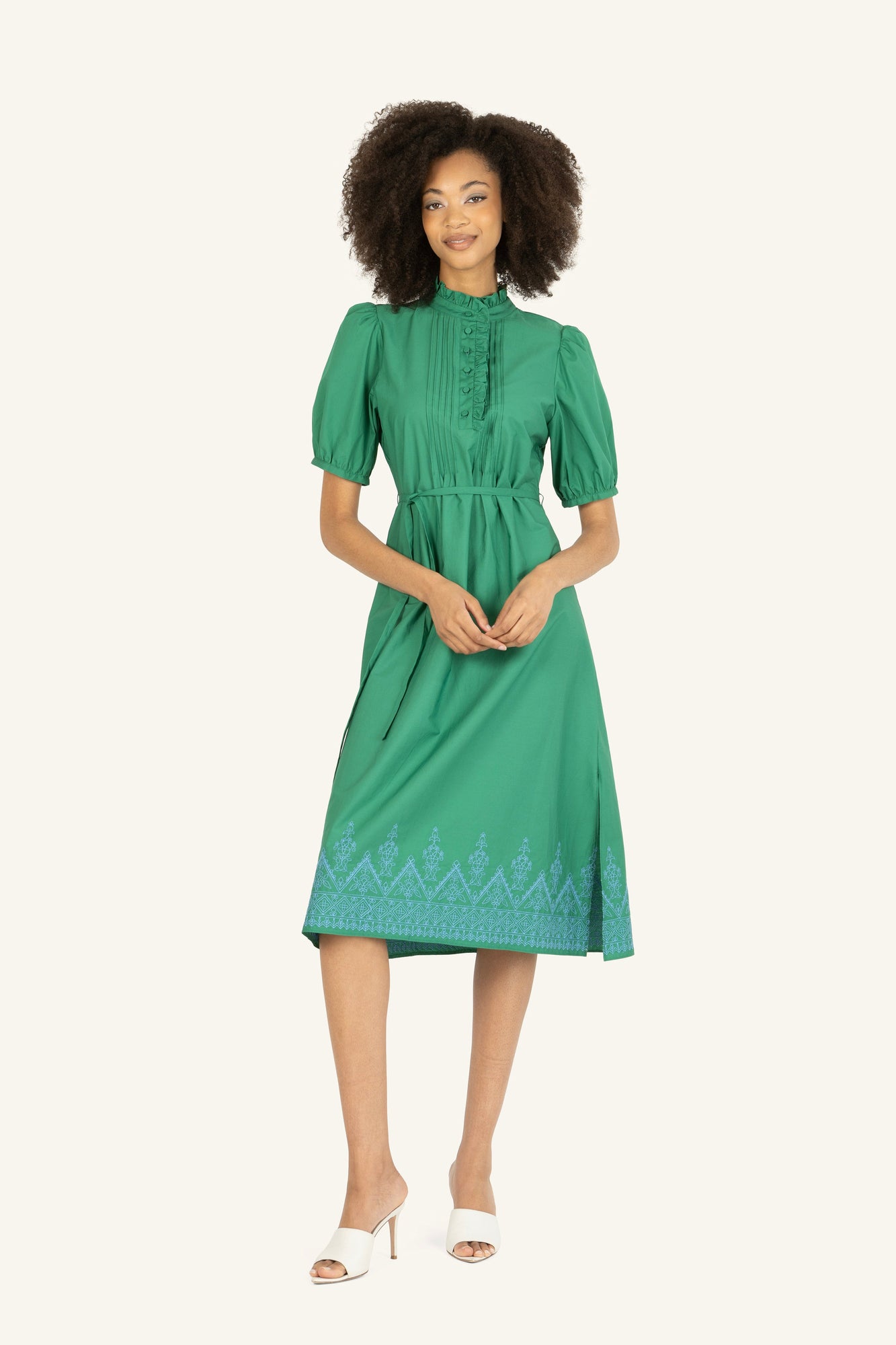 Valerie Dress | Pine Green