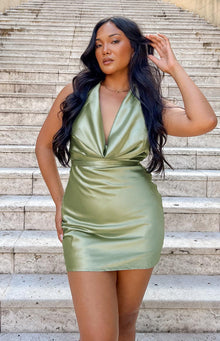 Valley Mini Party Dress | Sage