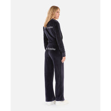 Velvet Tracksuit Trousers | Women | Black