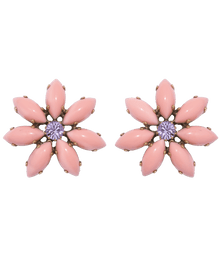 Violetta Earrings in Pink - Loren Hope