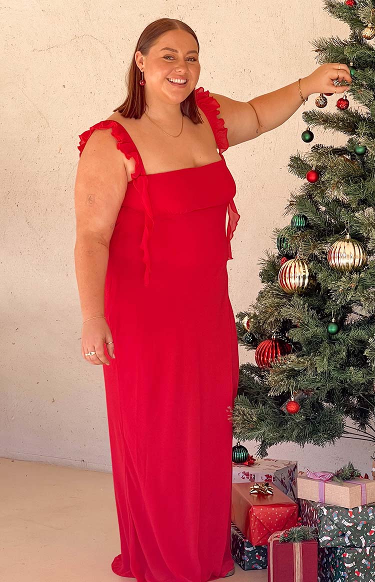 Viona Maxi Dress | Red