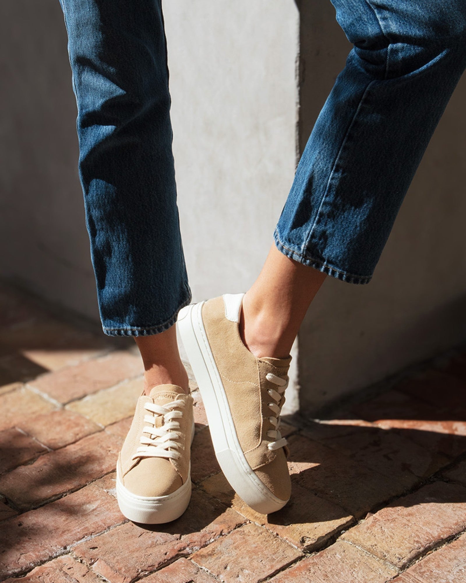 The Ibiza Platform - Suede - Sand Tan - Women's - Women's Sneakers - Sand Tan - Soludos - 