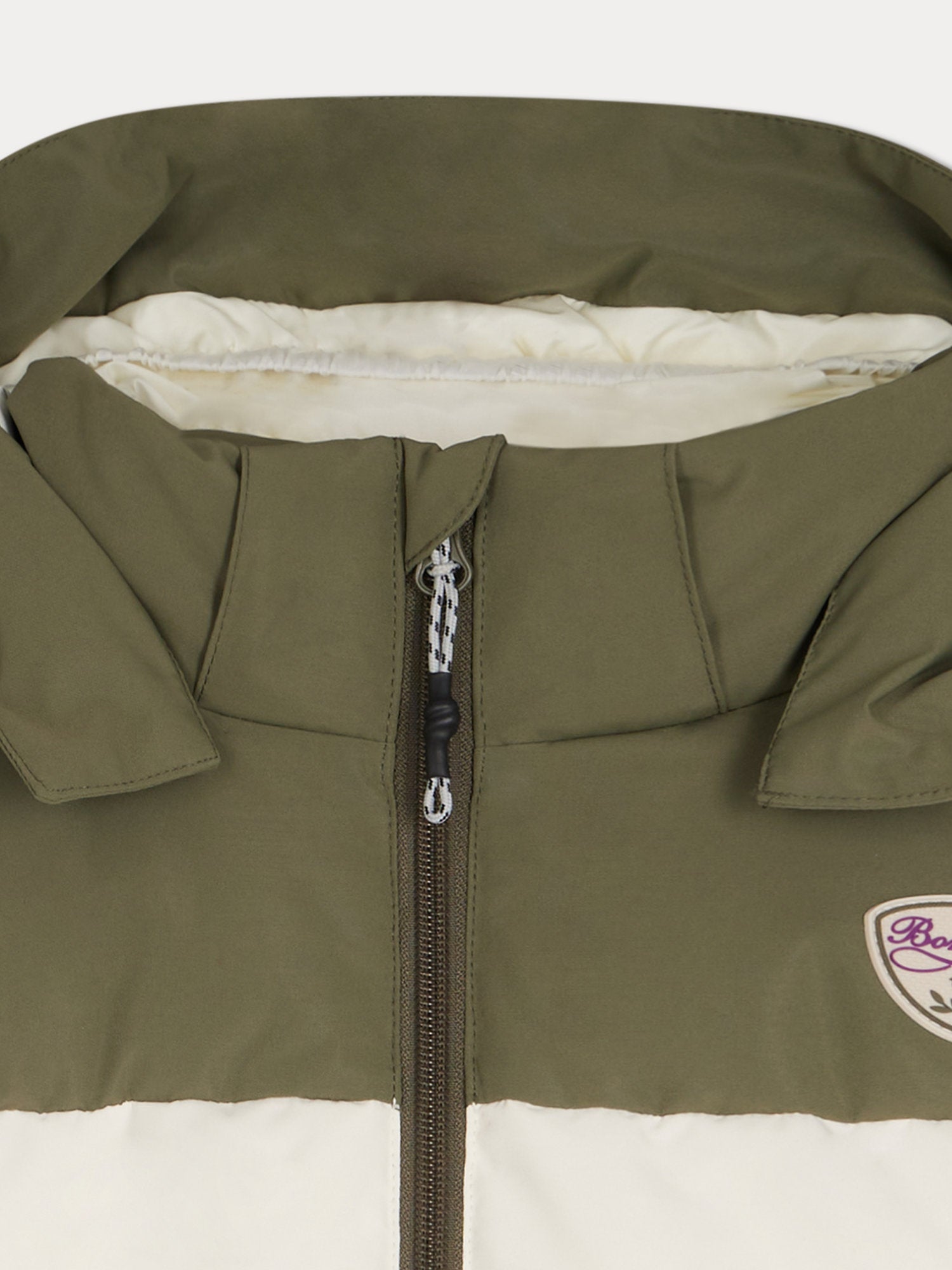 Girl | Deyna Two Tone Ski Down Jacket | Damson