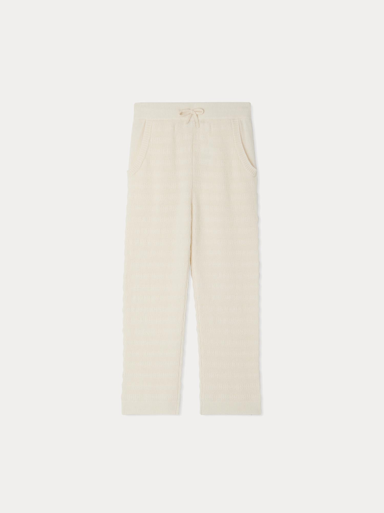 Girl | Gahila Cashmere Sweatpants | Milk White
