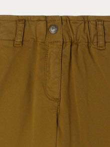 Girl | Sonie Twill Pants | Green Bronze