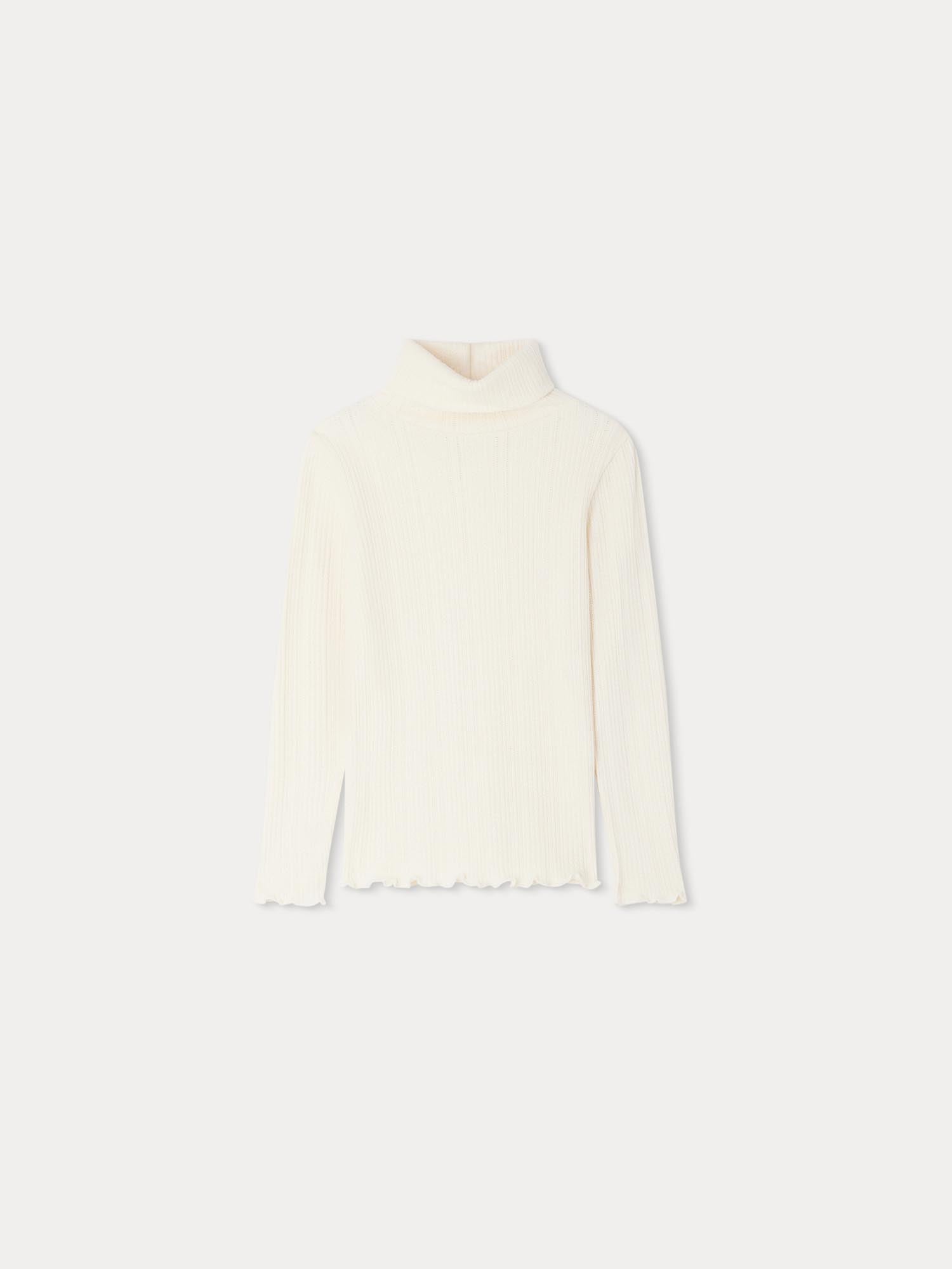 Girl | Beryl Turtleneck T Shirt | Ivory