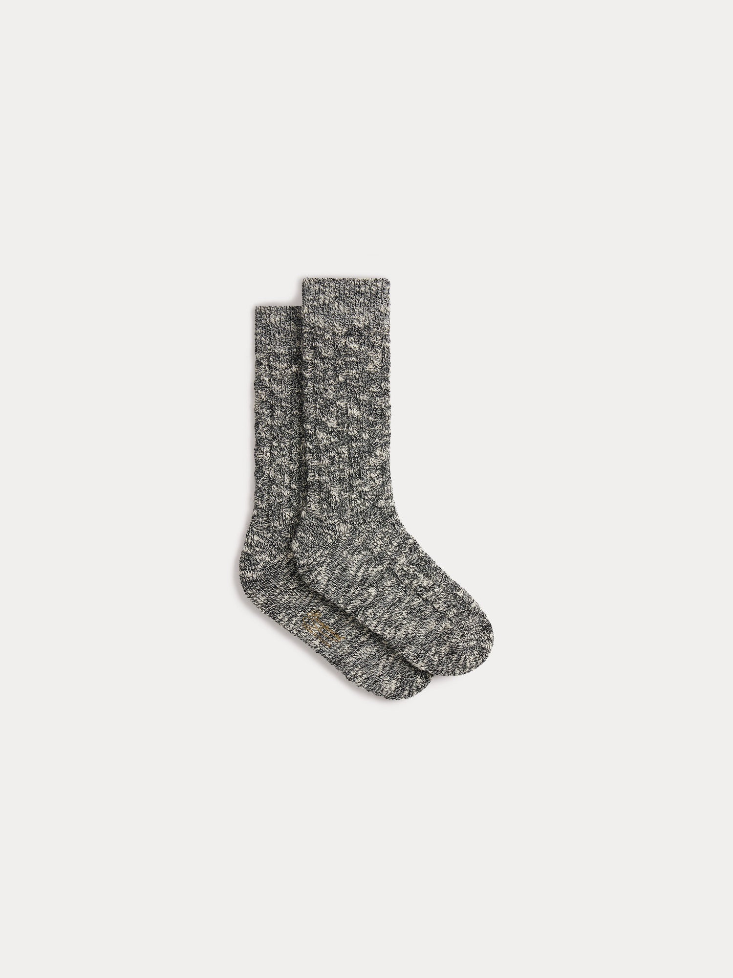 Girl | Gratiane Gray Knee High Cable Knit Socks | Heathered Grey