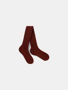 Girl | Thomina Squirrel Cotton Tights | Brown