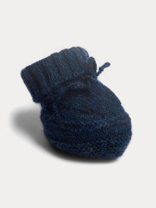 Boy | Telse Blue Cashmere Slippers | Dark Denim