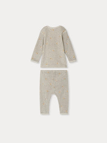 Unisex | Timi Light Blue Cotton Set | Blue Grey