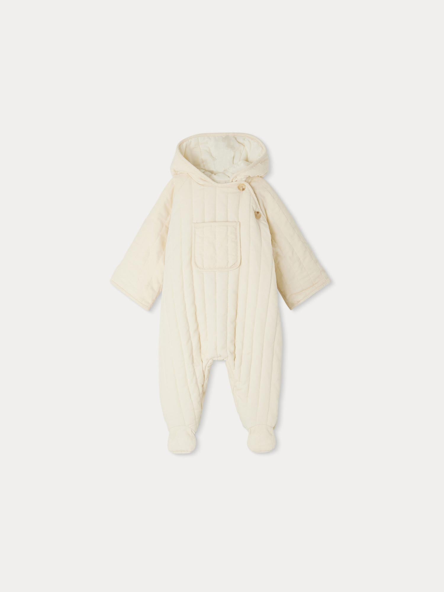 Unisex | Glad Quilted Snowsuit | Ivory