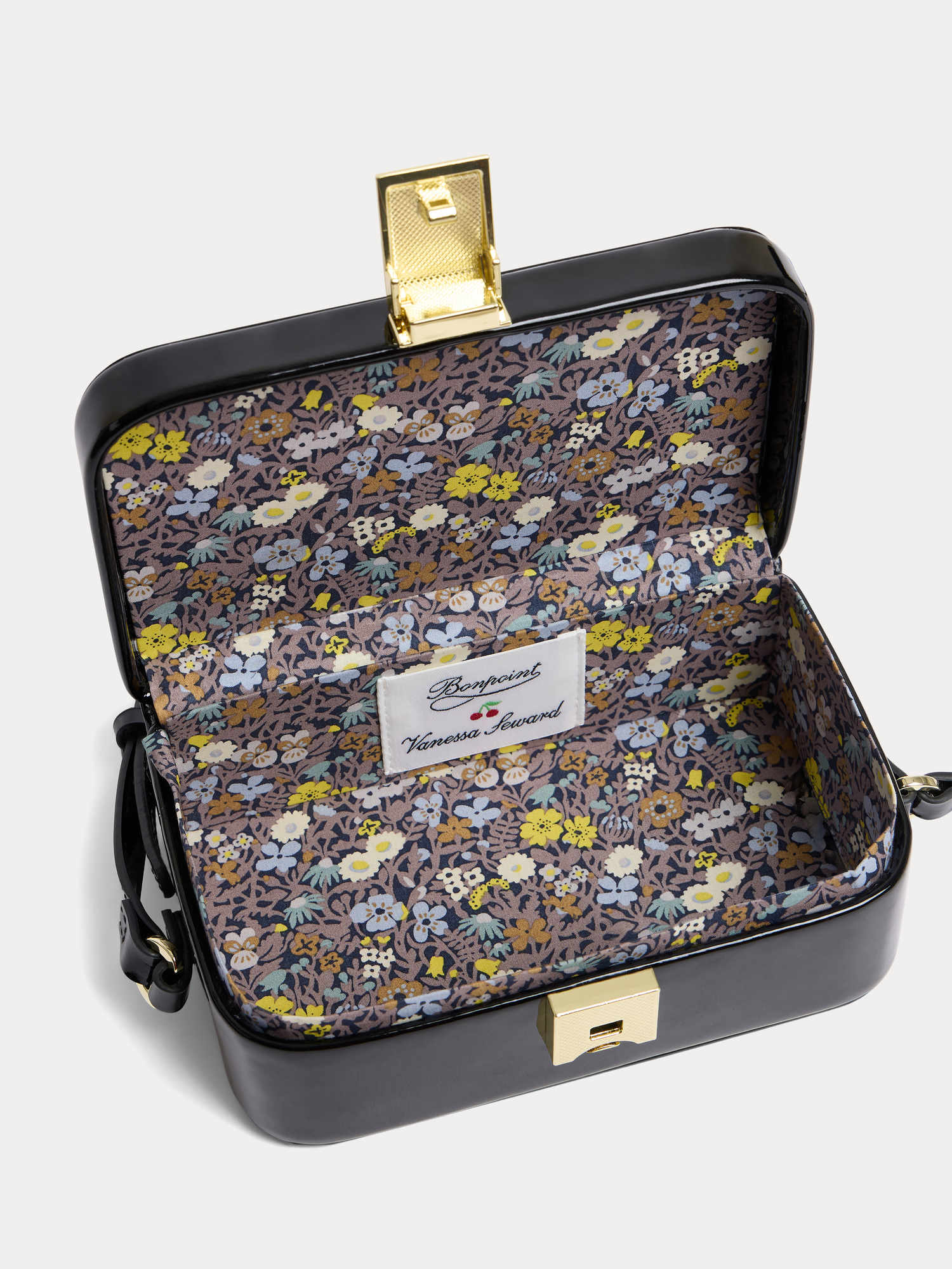 Women | Bonpoint X Vanessa Seward Gadea Bag In Patent Leather | Black