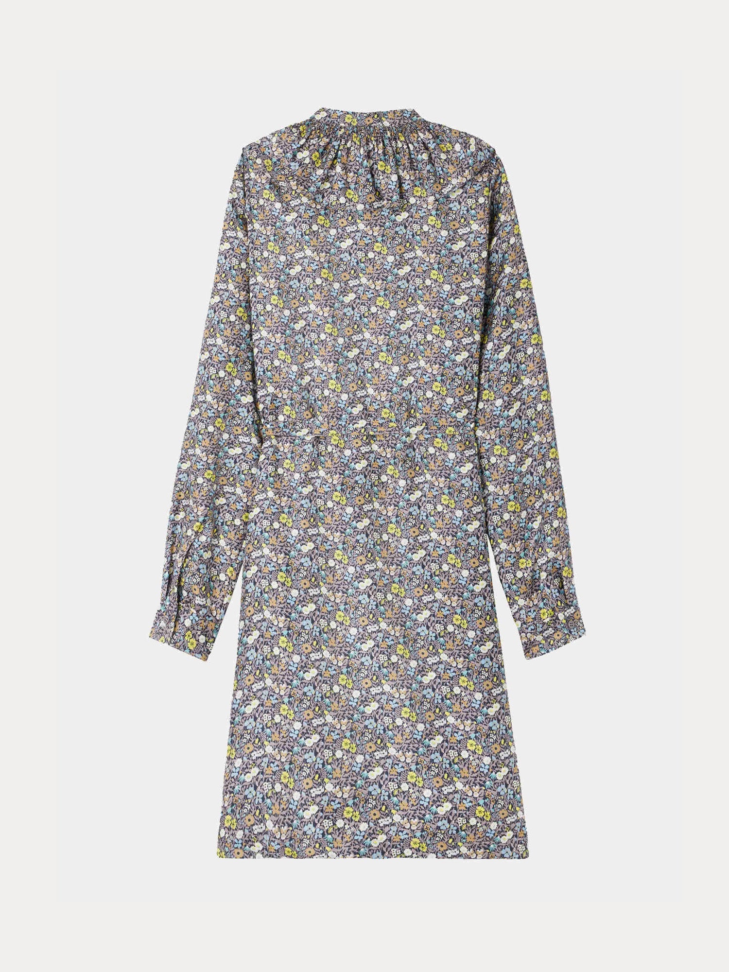 Women | Bonpoint X Vanessa Seward Glinda Made With Liberty Fabric Dress | Slate Grey