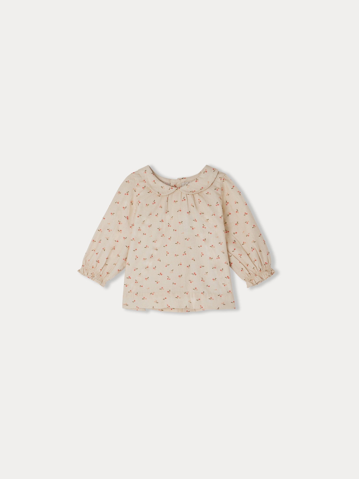 Girl | Tenvol Cherry Print Blouse | Light Pink