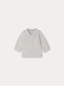 Boy | Boubou Striped Shirt | Terracotta