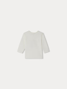 Boy | Tahsin Animal Pattern T Shirt | White Milk