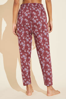 Hudson Organic Cotton Voile Beach Pant | Brick/Delphinium