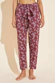 Hudson Organic Cotton Voile Beach Pant | Brick/Delphinium