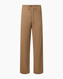 Womens | Linen Knit Drawstring Pant | Jute