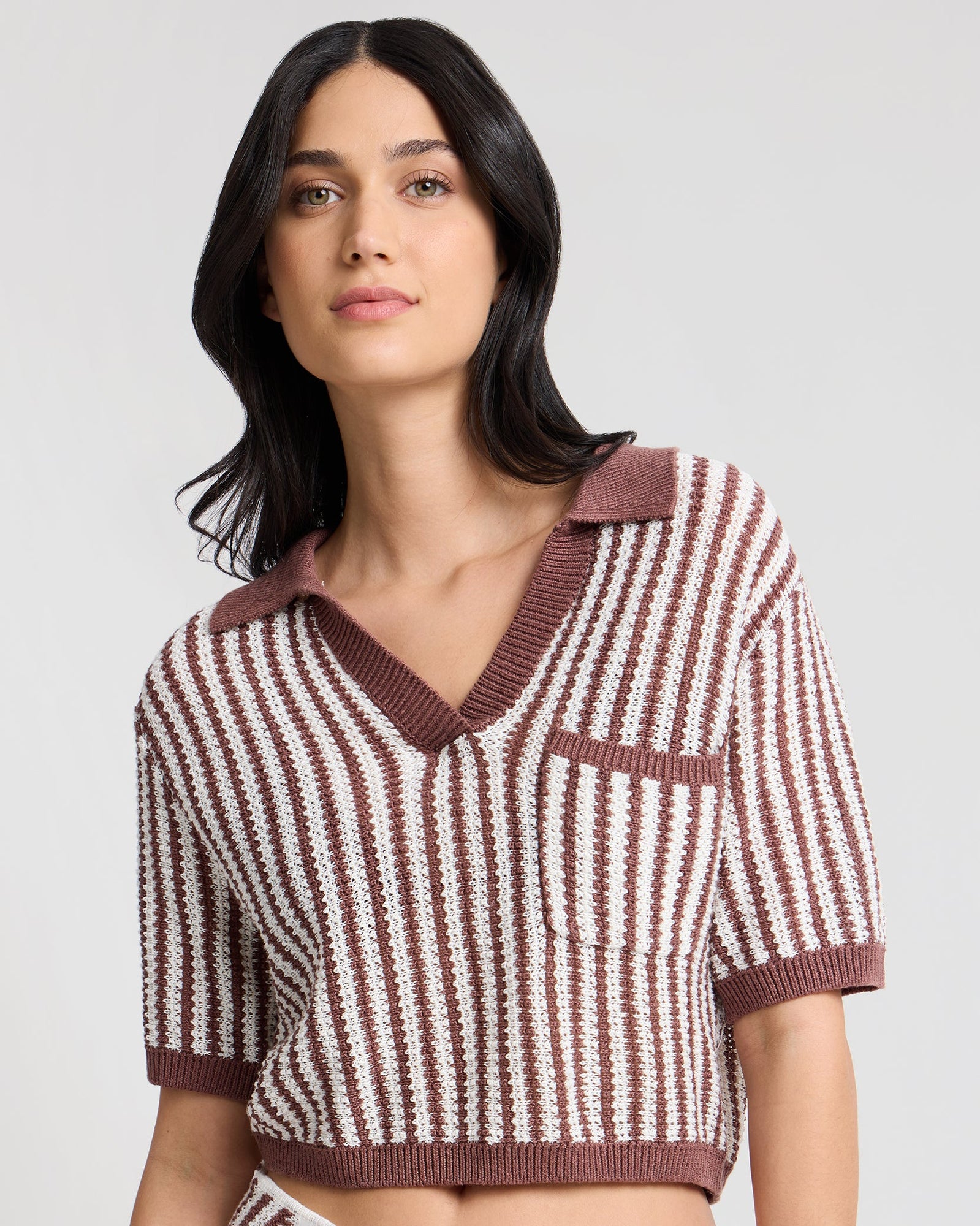 Brown/White