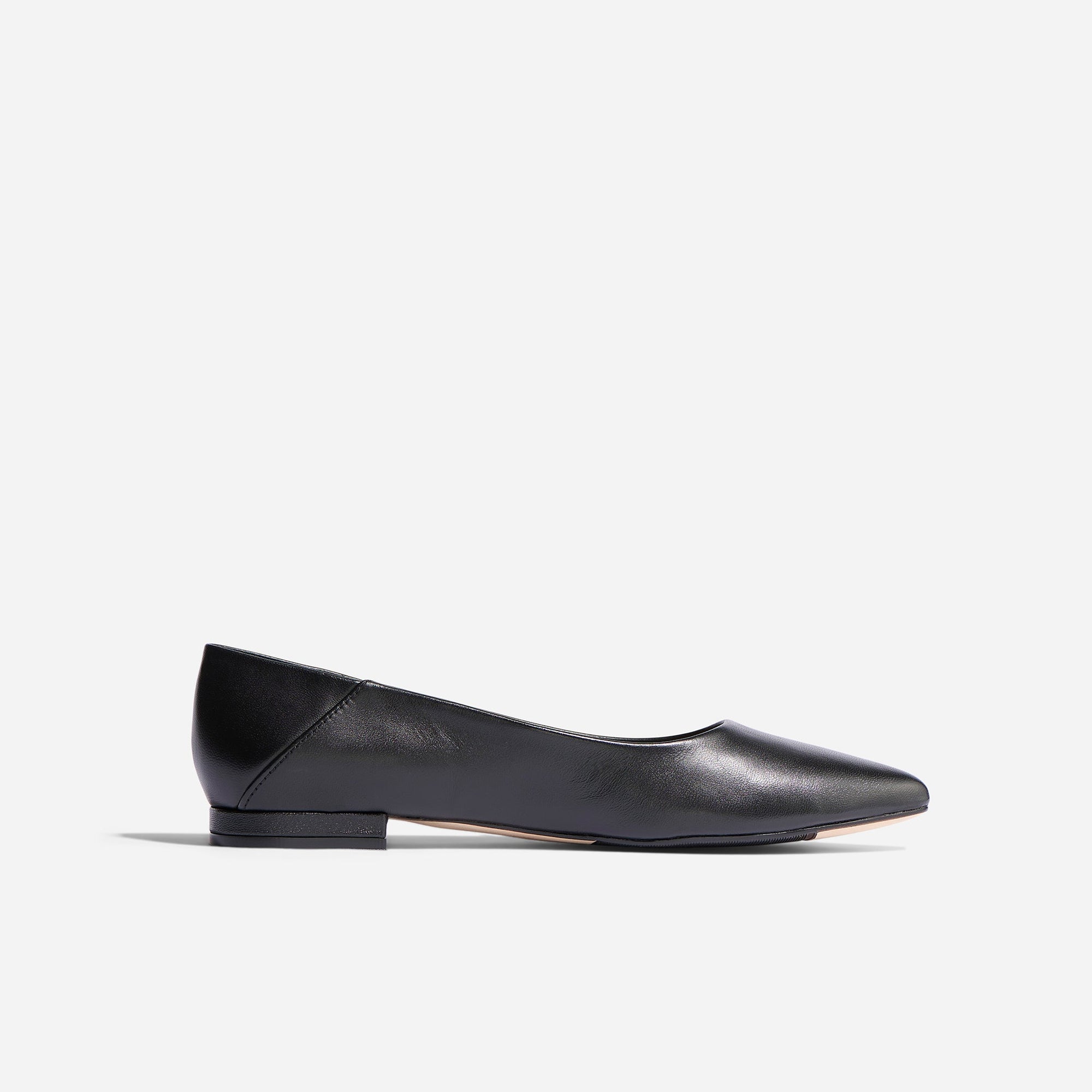 Womens | Fina Pointed Toe Flat | Black