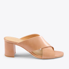 Womens | Carina Cross Strap Mule | Almond