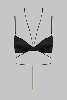 Balconette bra - French Kiss | Black