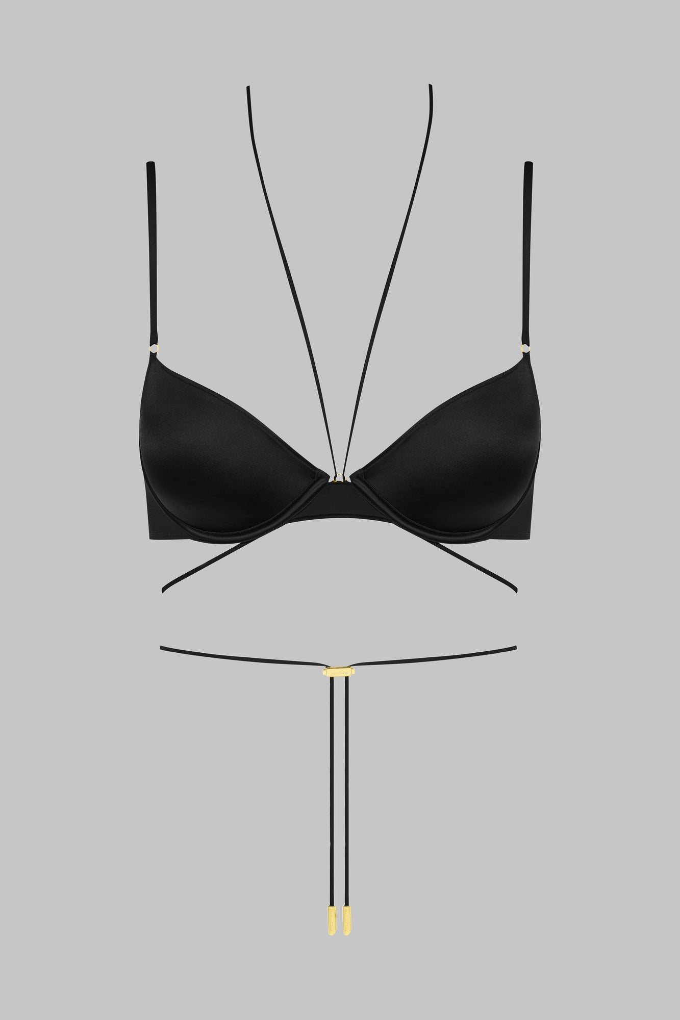 Balconette bra - French Kiss | Black