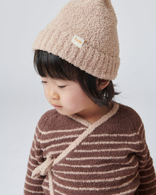 Wrap Top Striped - Fuzzy | Choco & Pecan