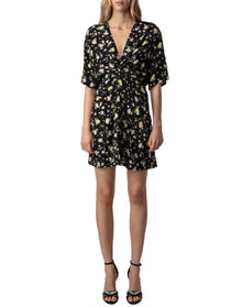 Women | Rozom Soft Crinkle Roses | Noir